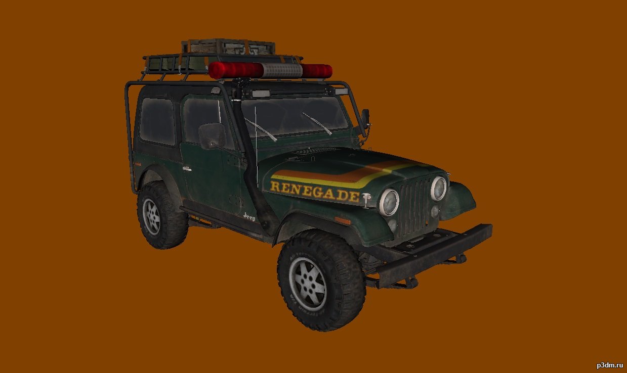 JEEP  CJ-7 Renegad 3D Model