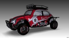 Volkswagen Beetle Baja Bug 3D Model