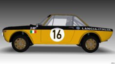 1969 Lancia Fulvia Coupe 3D Model