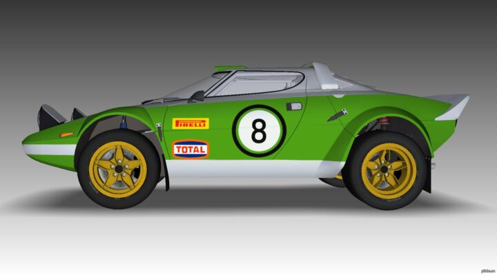 1973 Lancia Stratos 3D Model