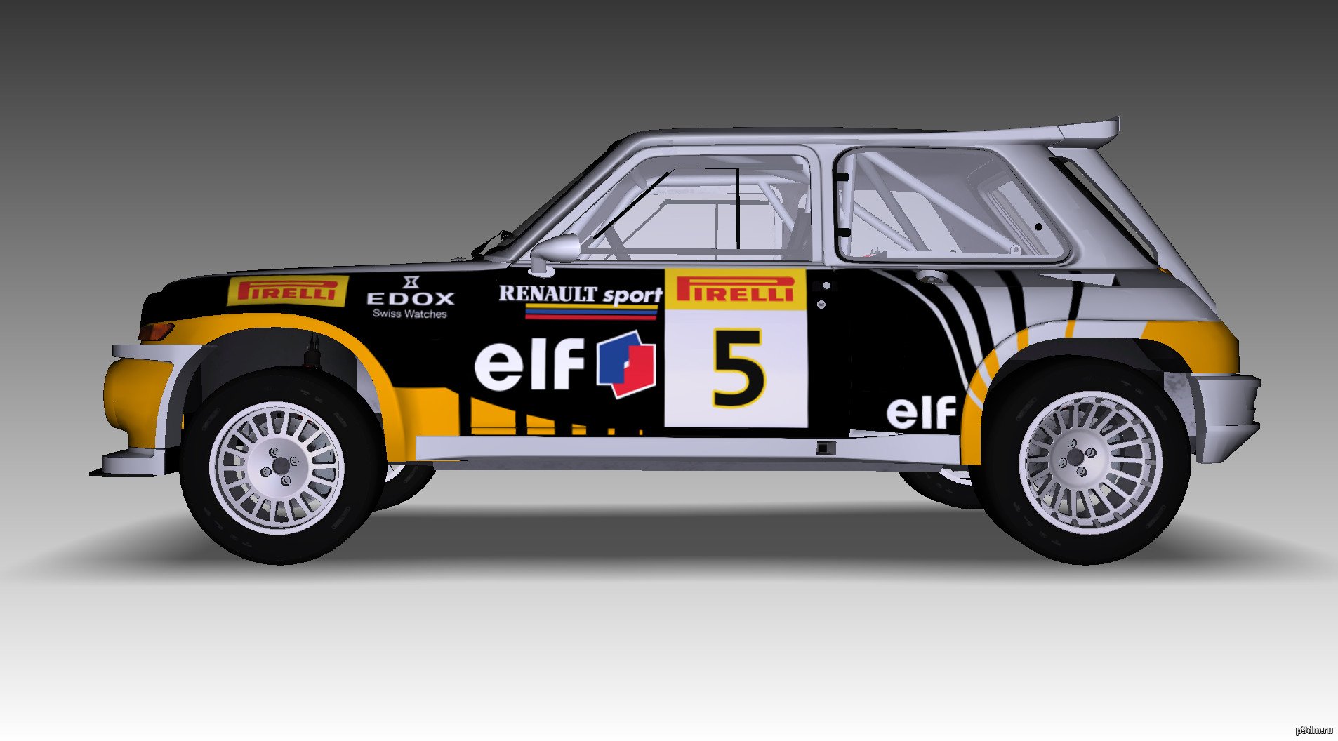 1986 Renault 5 Maxi Turbo 3D Model