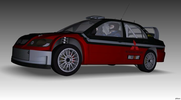 2004 Mitsubishi Lancer WRC04 3D Model