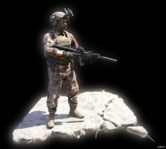 CPLA Airborne Soldiers 3D Model
