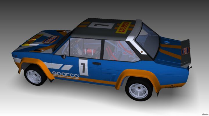 Fiat 131 Abarth 3D Model