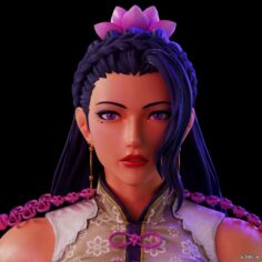 Luong – The King of Fighters XV 3D Model