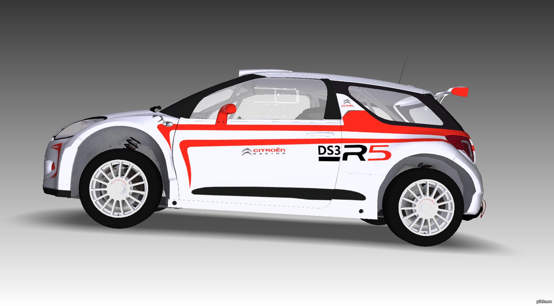 2017 Citroen DS3 R5 3D Model