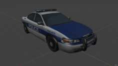 1997 Pontiac Grand Prix police version 3D Model