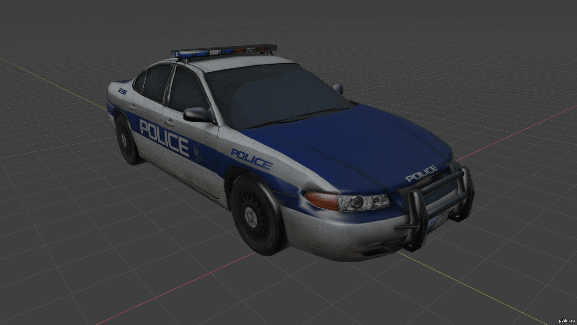 1997 Pontiac Grand Prix police version 3D Model