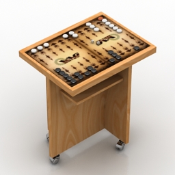 Backgammon 3D Model