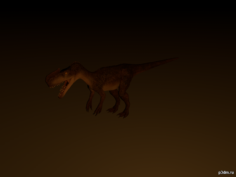 Monolophosaurus 3D Model
