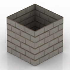 Brick tile 3D Model