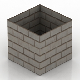 Brick tile 3D Model