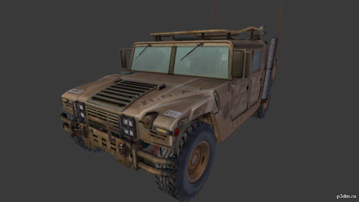 HMMWV v4 RE5 3D Model