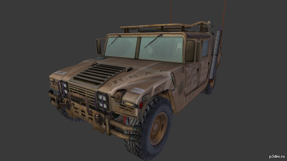 HMMWV v4 RE5 3D Model