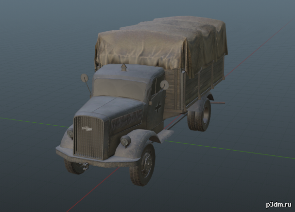 Opel Blitz 3D Model