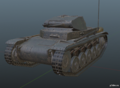 Pz.Kpfw II Ausf.C 3D Model