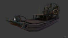 BSAA boat RE5 3D Model