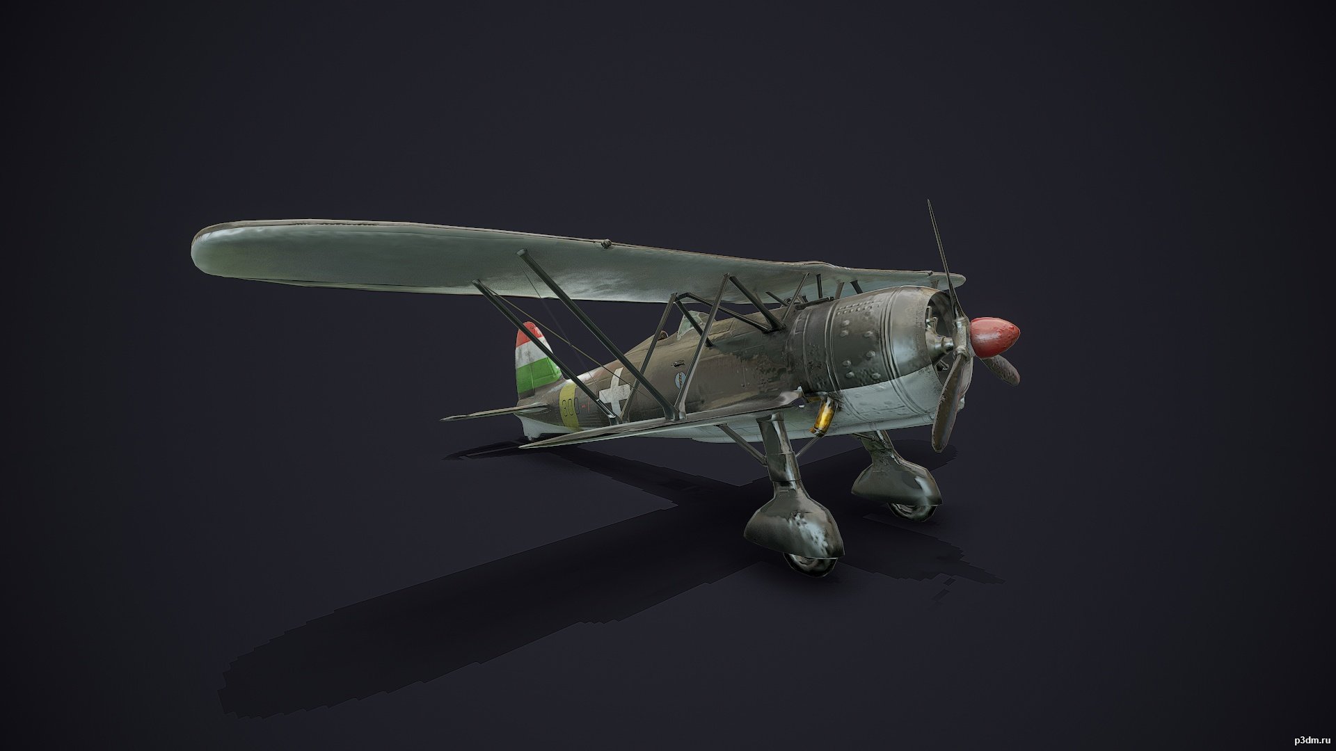 Fiat CR-42 3D Model