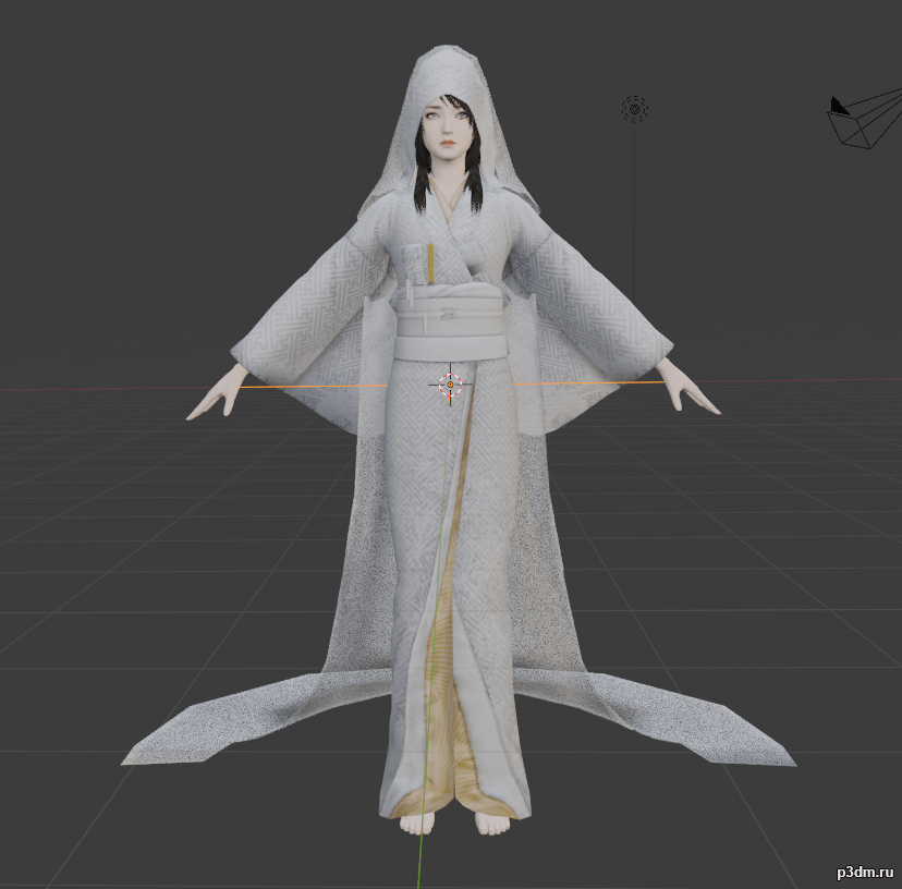 Yuri Kozukata J (Raw) 3D Model