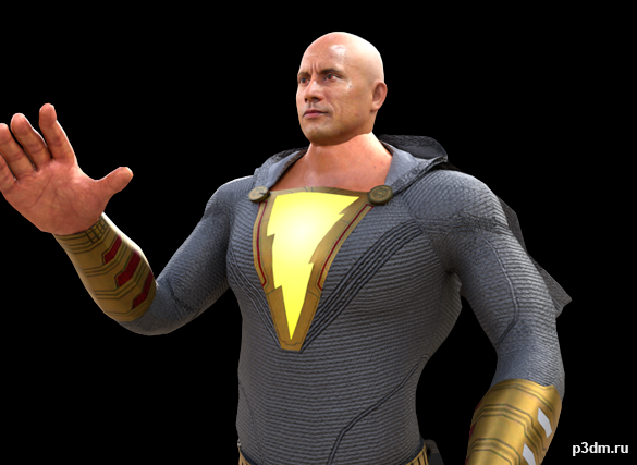 Black adam 3D Model