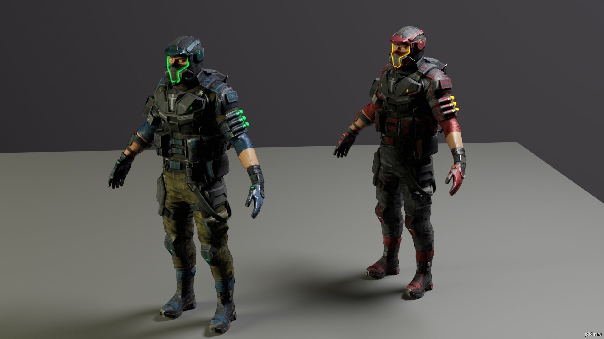Р‘РѕРµС† РѕС‚СЂСЏРґР° РњРѕР»РѕС‚ 3D Model