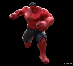 Red hulk 3D Model