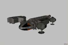 Space 1999 Eagle Transporter 3D Model