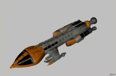 Space 1999 Hawk XIX 3D Model