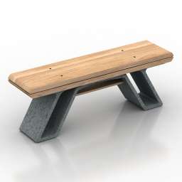 Bench 3D Model