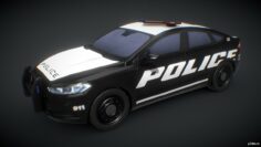 Ford Mondeo Police (Ver.2) 3D Model