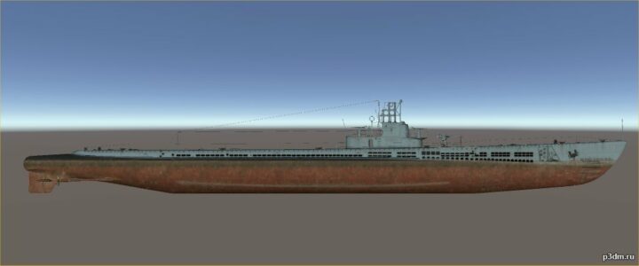 Gato class Fleet Boat 3D Model