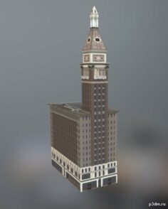 Montgomery Ward Tower Building 3D Model