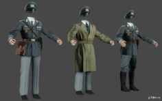 Stasi Uniforms 3D Model