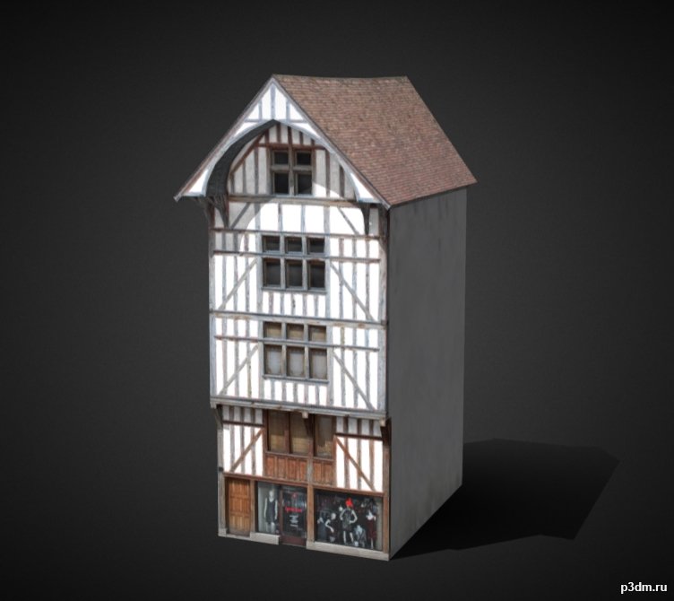 Troyes Shop 6 [France] 3D Model
