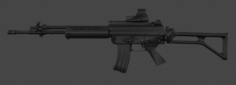 Beretta AR70/90 3D Model