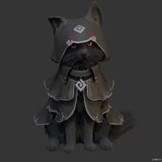 Cat Assassin 3D Model