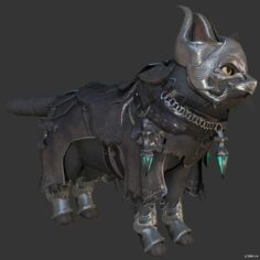 Guardian Cat 3D Model