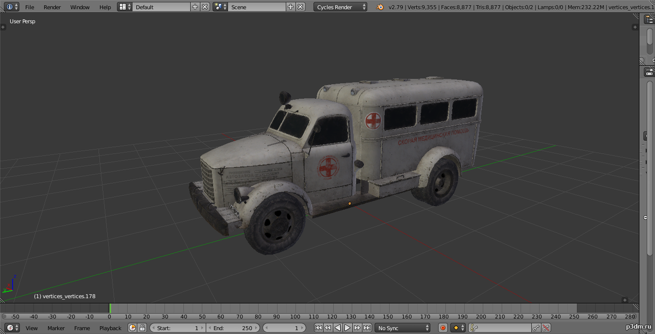 paz653 3D Model