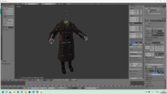 Russian Soldier coat 3D Model