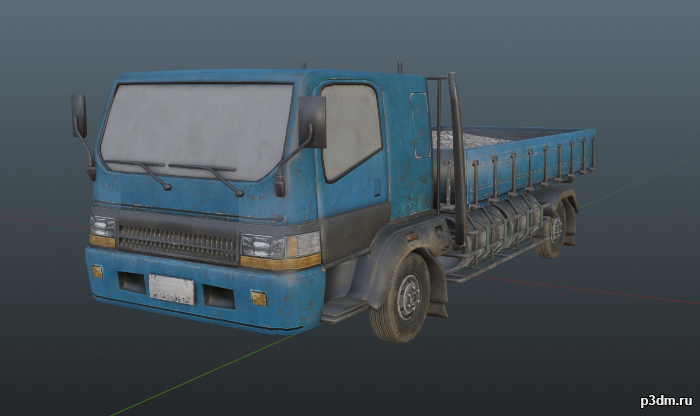 Small Truck 3D Model