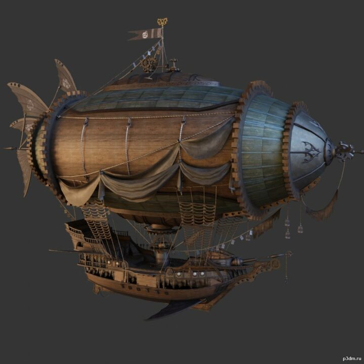 Airships 3D Model