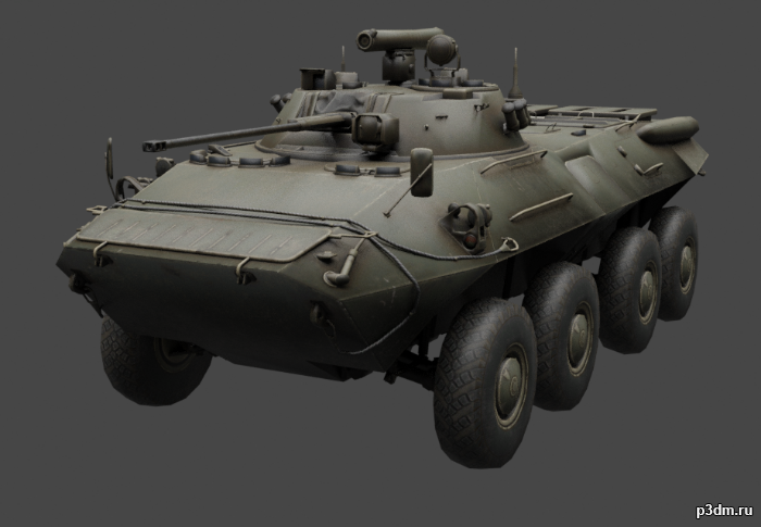BTR-90 (GAZ-5923) 3D Model