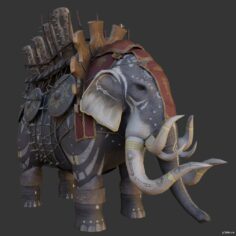 Elephants pack 3D Model