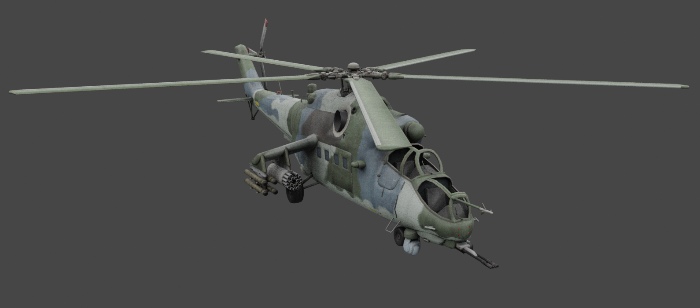 Mil Mi-35 3D Model