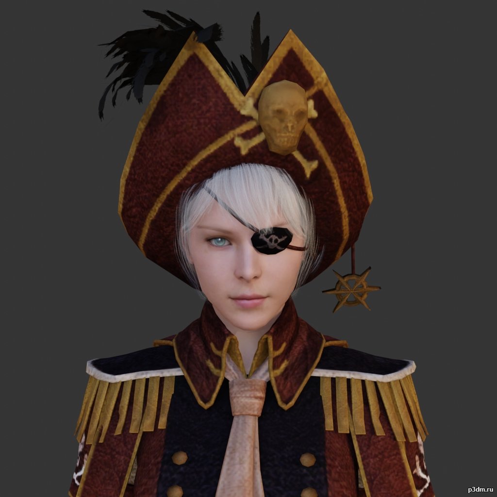 Pirate 3D Model