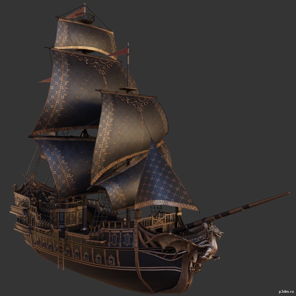 Ship pack 3D Model
