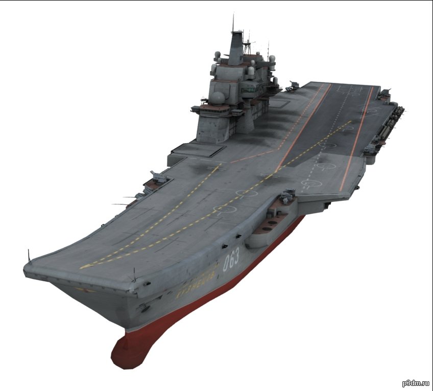 Admiral Kuznetsov 3D Model