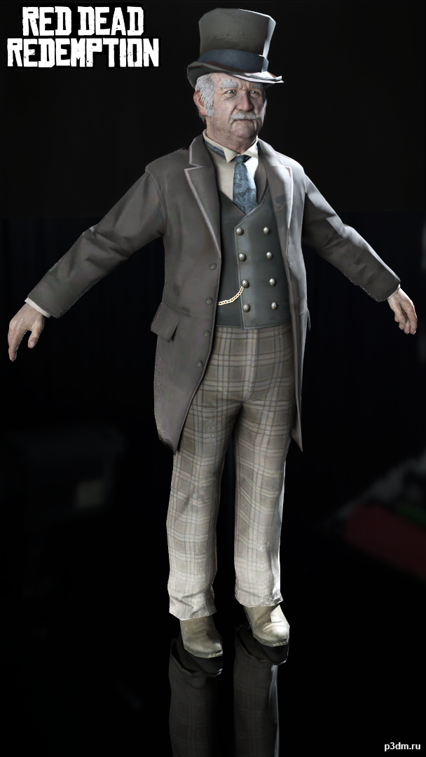 Nigel West Dickens 3D Model