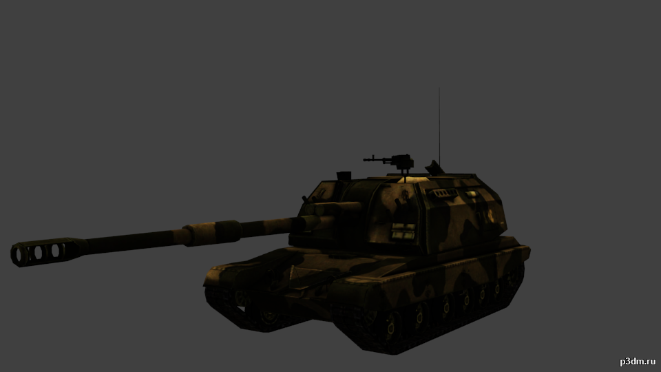 2s19 Msta-s 3D Model