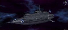 Procyon Barracuda Class Submersible 3D Model